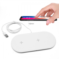 fashion 3-in-1 Wireless Fast Wireless Charging Pad Induction Charger Base for mobile phone