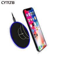 CYTLTB-Wl10 Fashion LED Charging light Charger Wireless 5V 2A 10W Wireless Charge