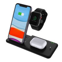 Best Welcome Fashion Universal Wireless Charger 4 in 1 Charging Dock Station Charging Stand