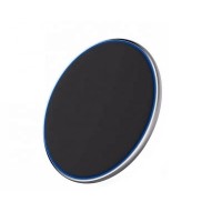 Amazon hot sell universal 10W smart wireless charger LED light fast wireless charge pad