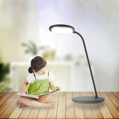 CE RoHS FCC Approved new product led desk lamp with wireless charger